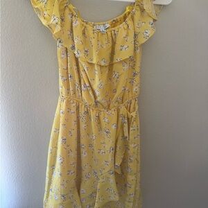 Yellow Floral Dress